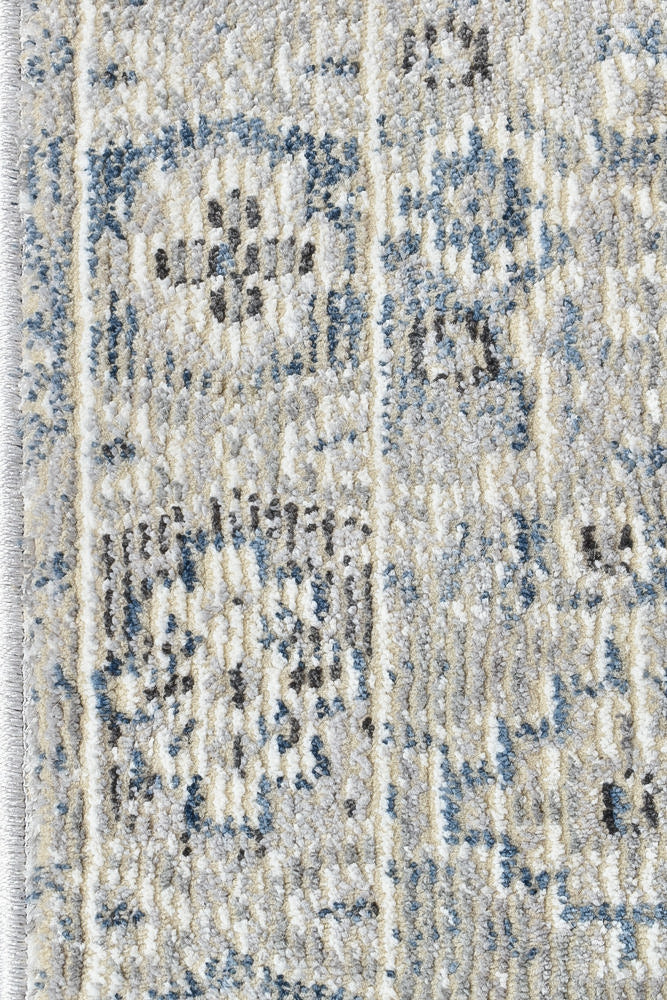 Medina Blue L.Grey Rug 0320C