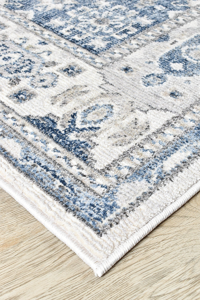 Medina Cream Blue Rug A161A