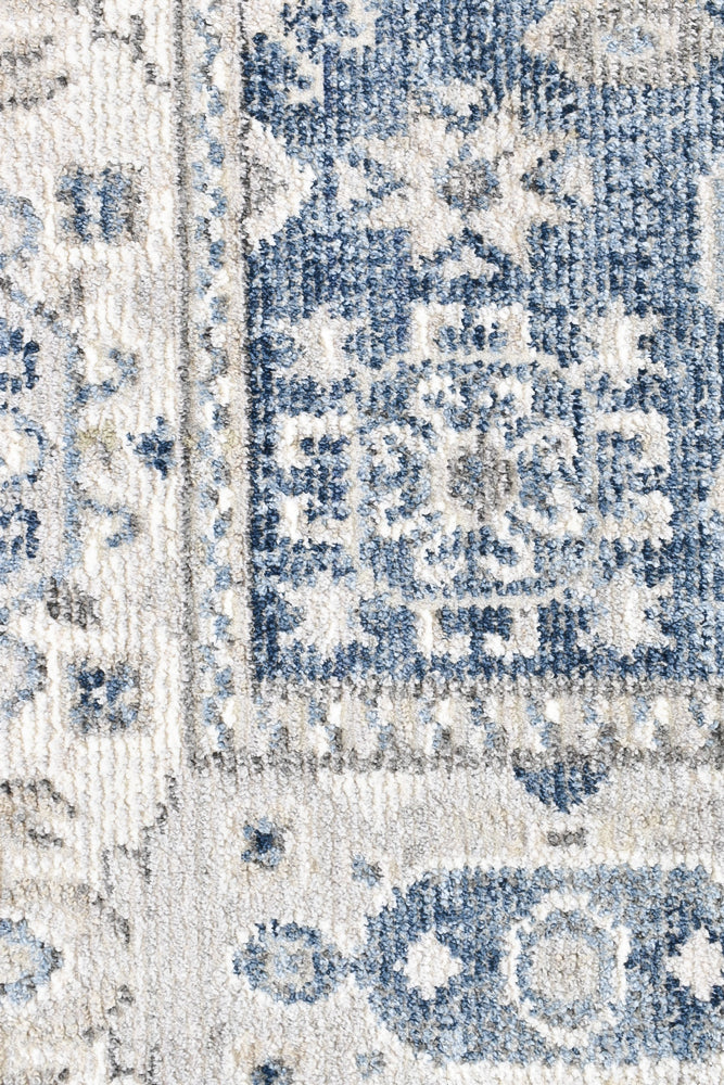 Medina Cream Blue Rug A161A