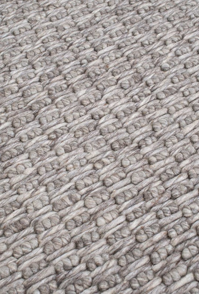 Marco Wool Rug | Silver