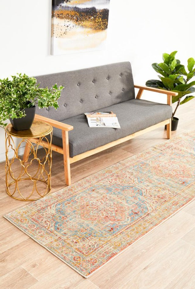 Tangier 110 Pre-made Hall Runner | Blue