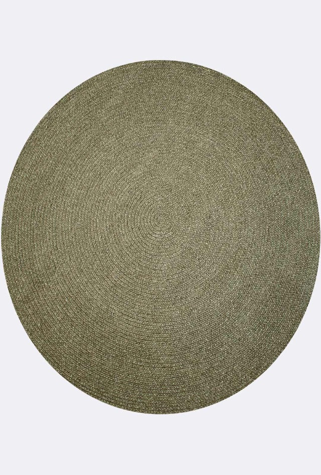 Paddington Hand Braided Round Rug | Olive - Enquire for availability | Jenny & Dylan | Hallway 2022
