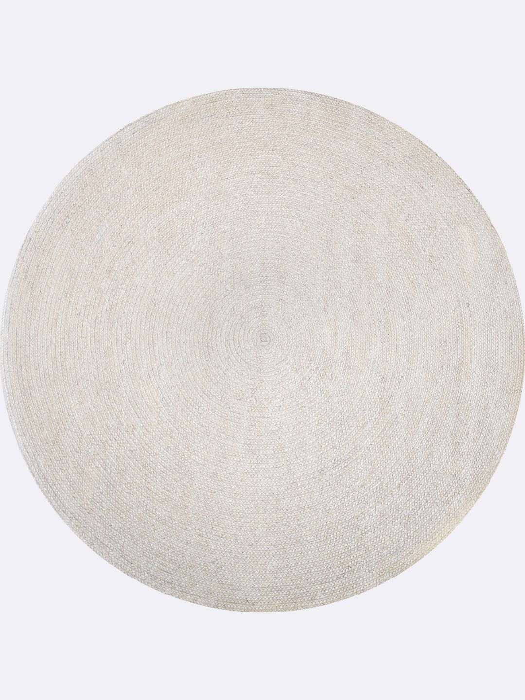 Paddington Hand Braided Round Rug | Snow - Enquire for availability