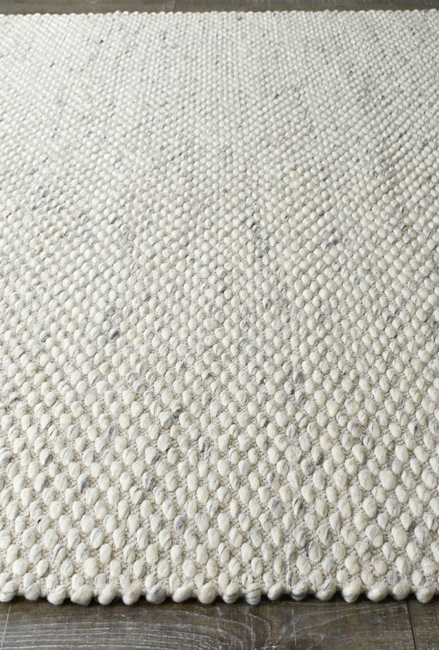 Palmas Flatwoven Wool Rug | Ivory - Enquire now for availability