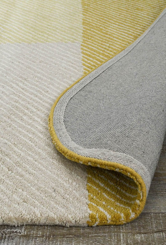 Pinstripe Handmade NZ Wool Rug | Citrus - Enquire now for availability