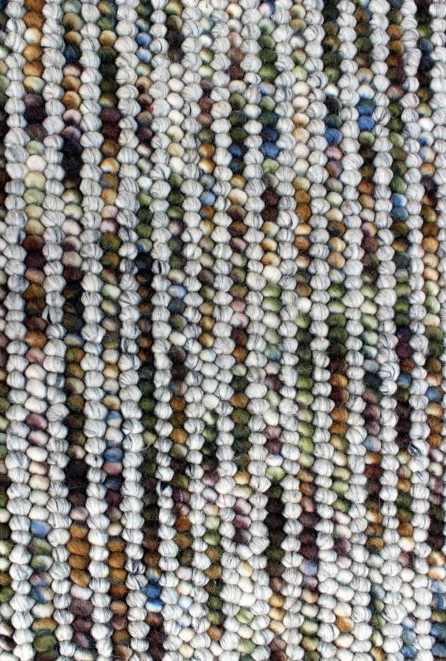 Rosetta Texture Rug | Green Multi