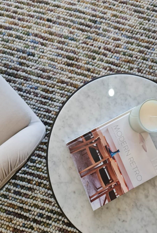 Rosetta Texture Rug | Green Multi