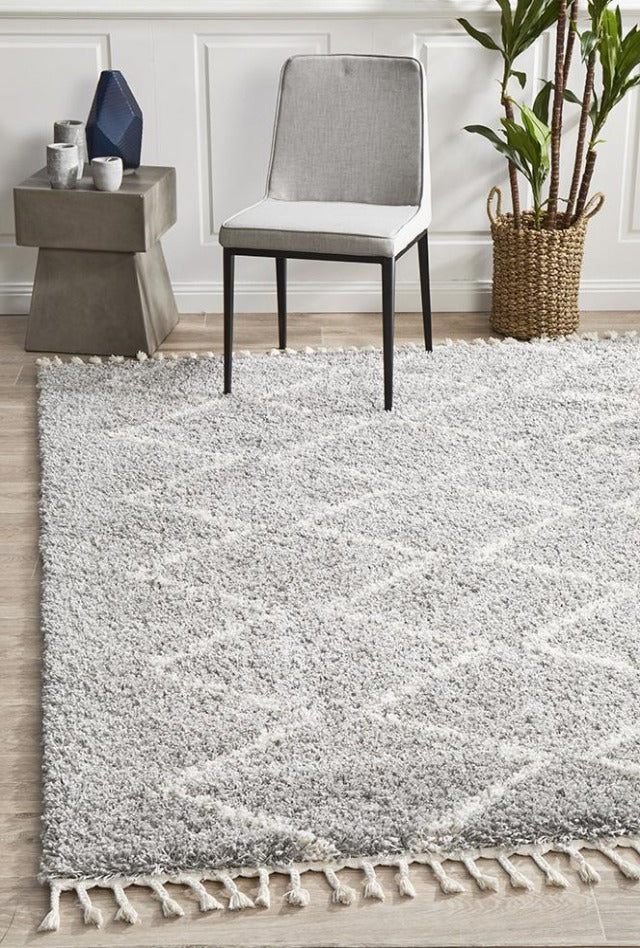 Moroc 11 Rug | Silver