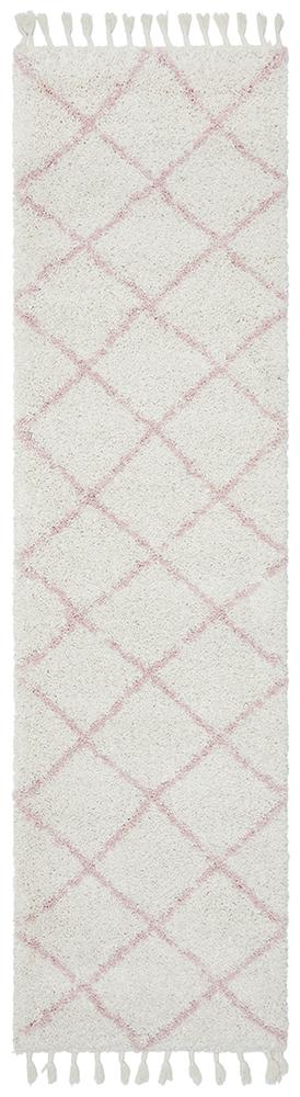 Saffron 22 Pink Runner Rug