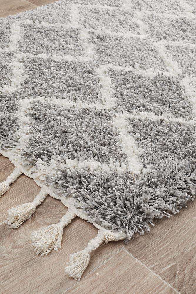Saffron 22 Silver Runner Rug
