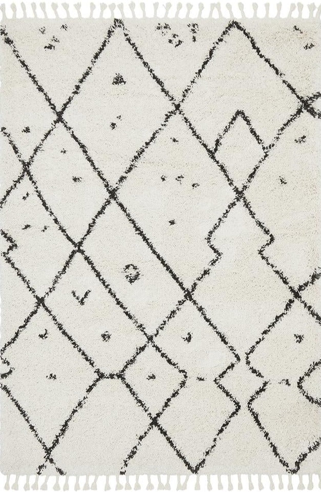 Saffron 44 White Rug