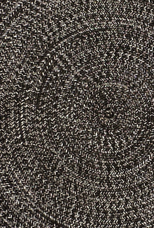 Season Stripe Round Rug | Charcoal