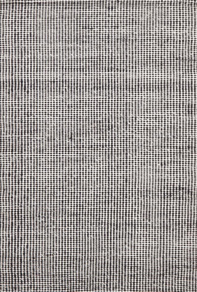 Carlos Felted Wool Rug | Black Natural