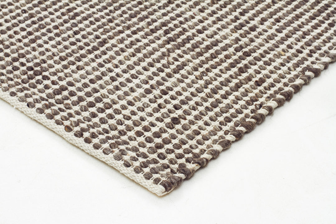Carlos Felted Wool Rug | Brown Natural
