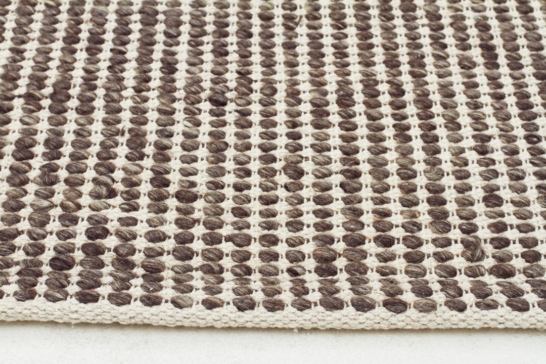 Carlos Felted Wool Rug | Brown Natural