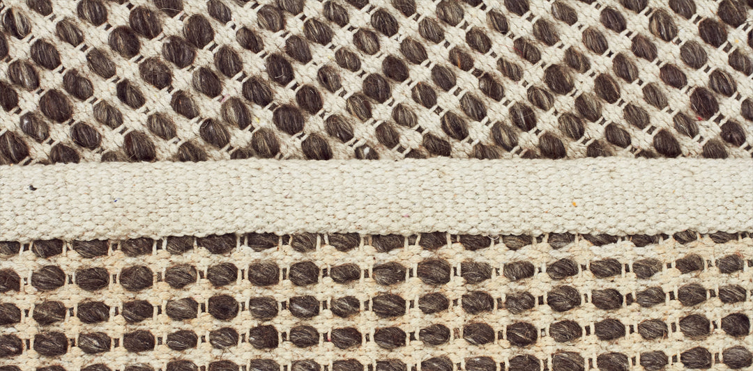 Carlos Felted Wool Rug | Brown Natural