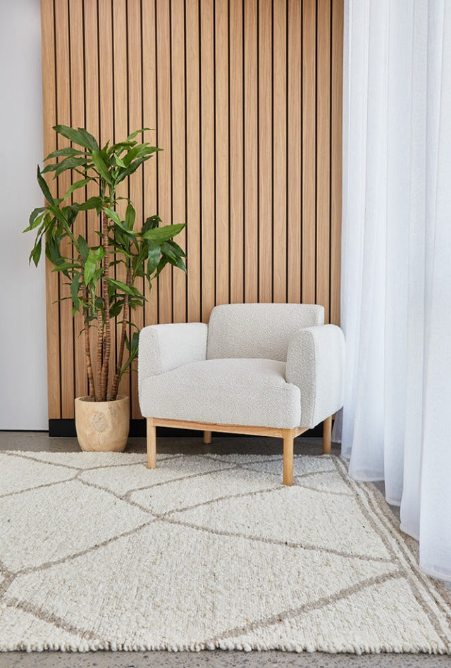 Alma Honeycomb Rug | Stockholm