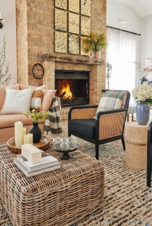 Rosetta Texture Rug | Green Multi