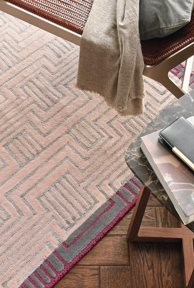 Ted Baker Kinmo Pink Designer Rug | by Brink & Campman