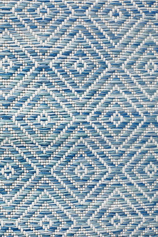 Terrace 5500 Blue Outdoor Runner Rug