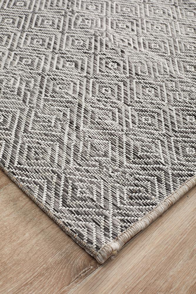 Terrace 5500 Grey Outdoor Runner Rug