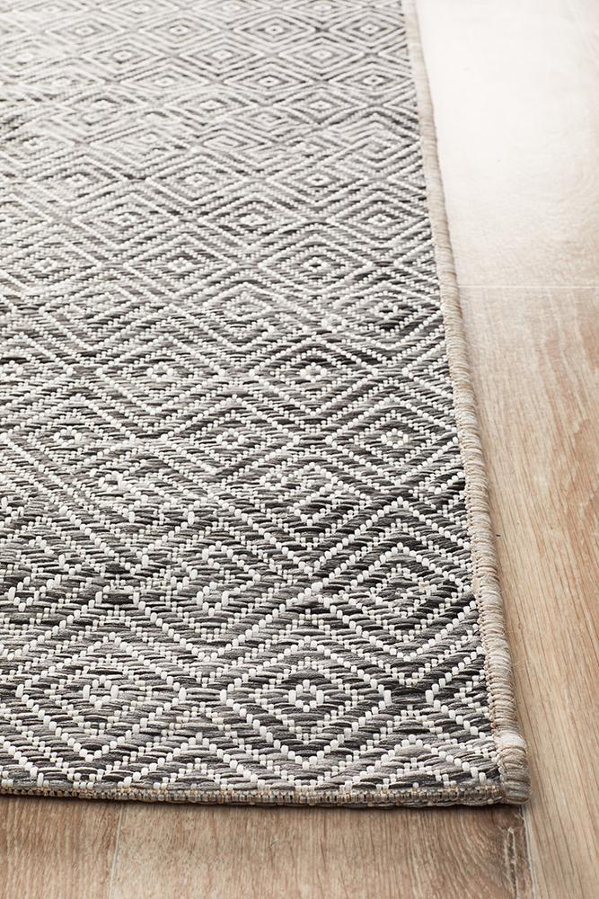 Terrace 5500 Grey Outdoor Runner Rug