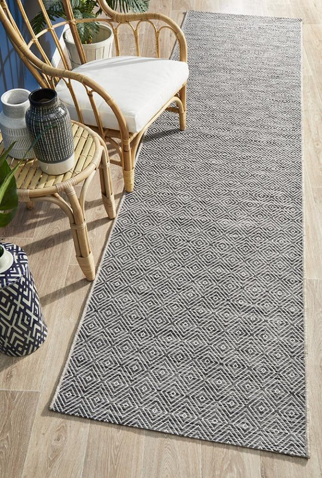 Terrace 5500 Grey Outdoor Runner Rug