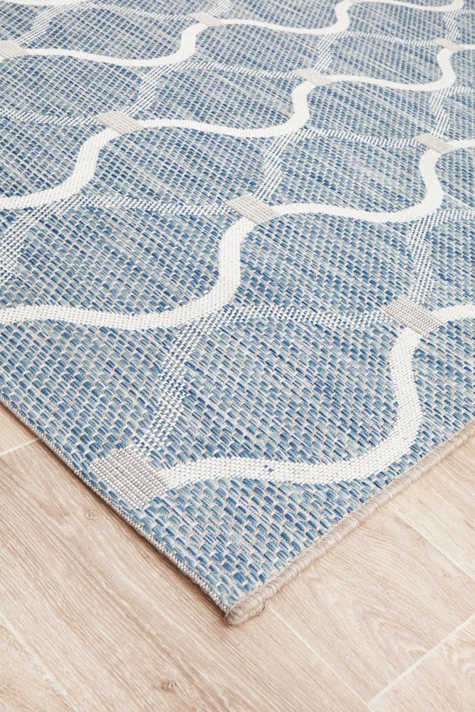 Terrace 5501 Blue Outdoor Rug