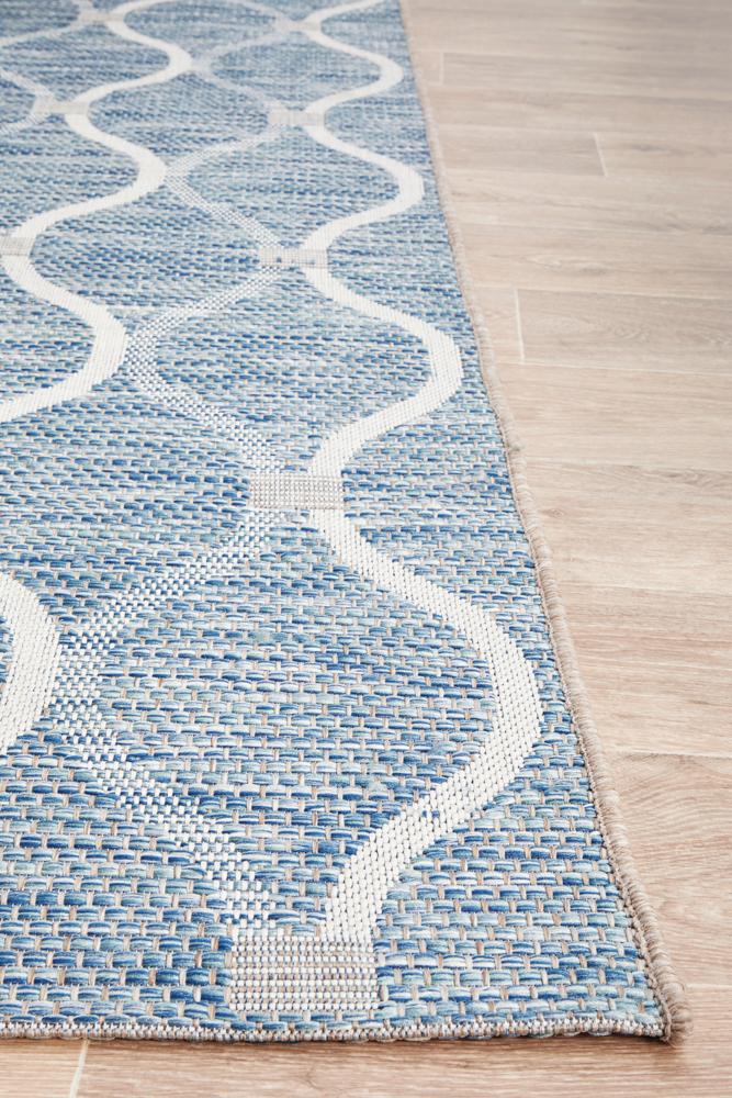 Terrace 5501 Blue Outdoor Rug