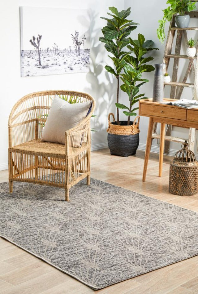 Terrace 5502 Black Outdoor Rug