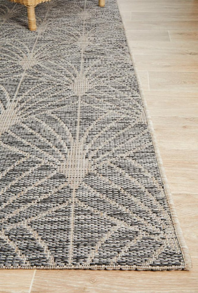 Terrace 5502 Black Outdoor Rug