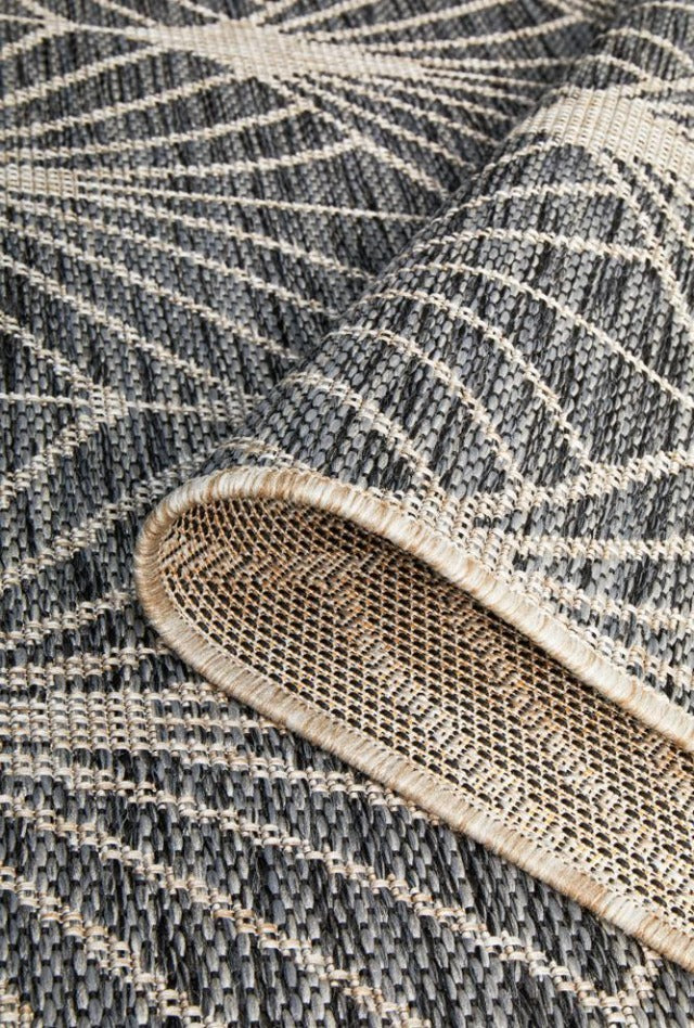 Terrace 5502 Black Outdoor Rug