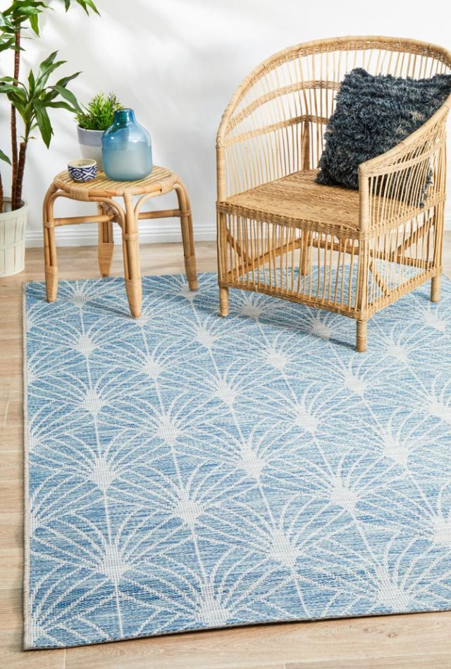 Terrace 5502 Blue Outdoor Rug