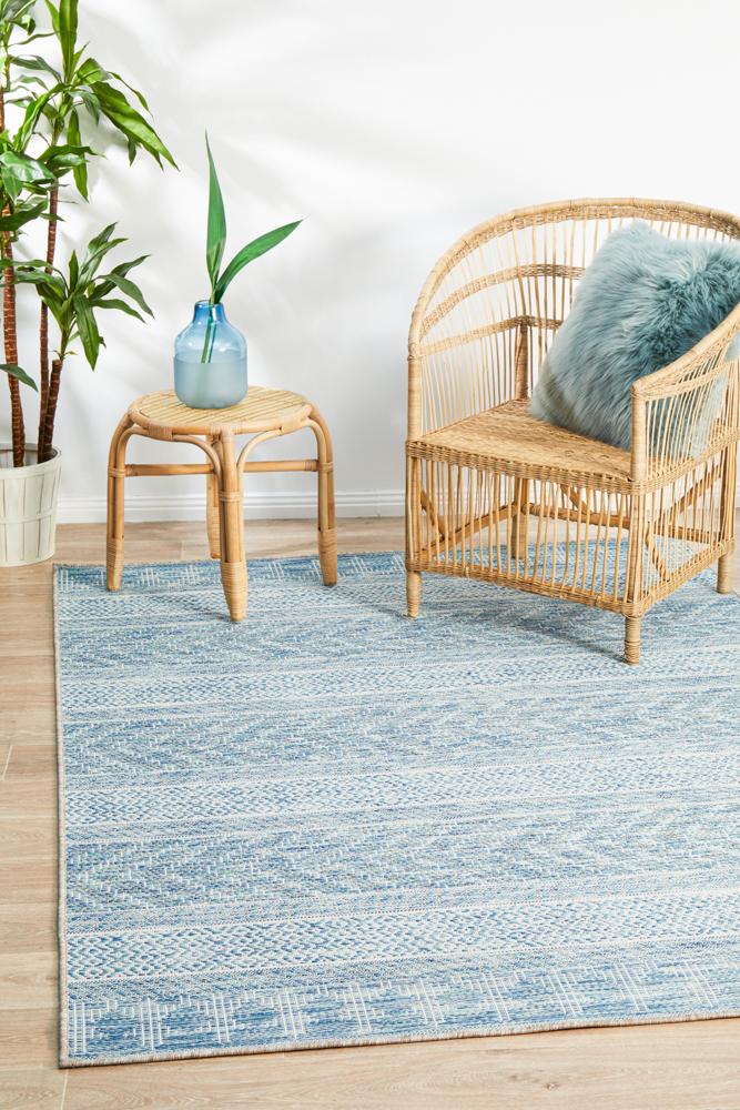 Terrace 5505 Blue Outdoor Rug
