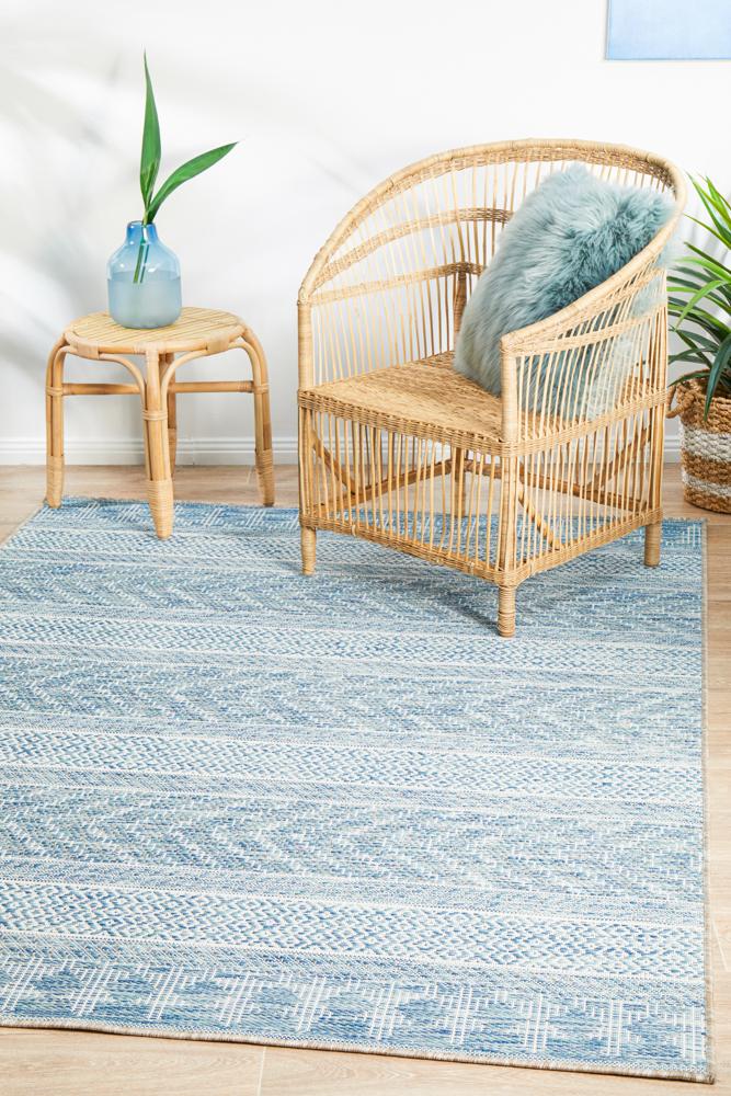 Terrace 5505 Blue Outdoor Rug