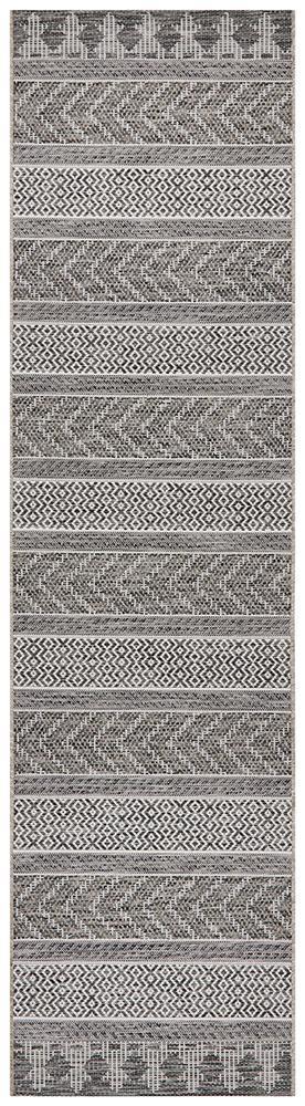 Terrace 5505 Grey Outdoor Runner Rug