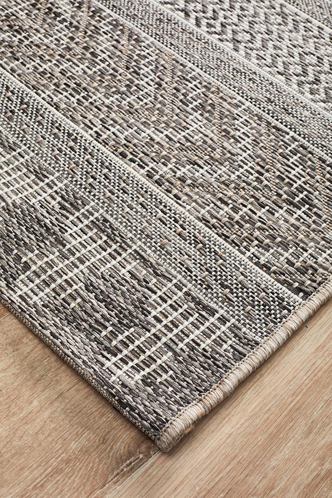 Terrace 5505 Grey Outdoor Runner Rug