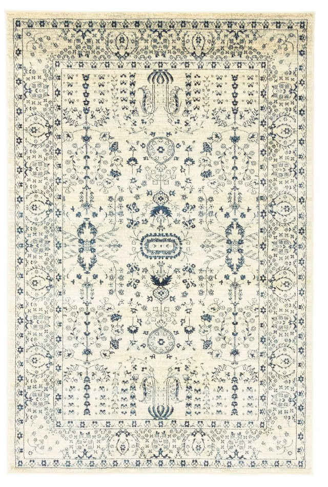 Wedgewood Tav Area Rug | Cream & Blue