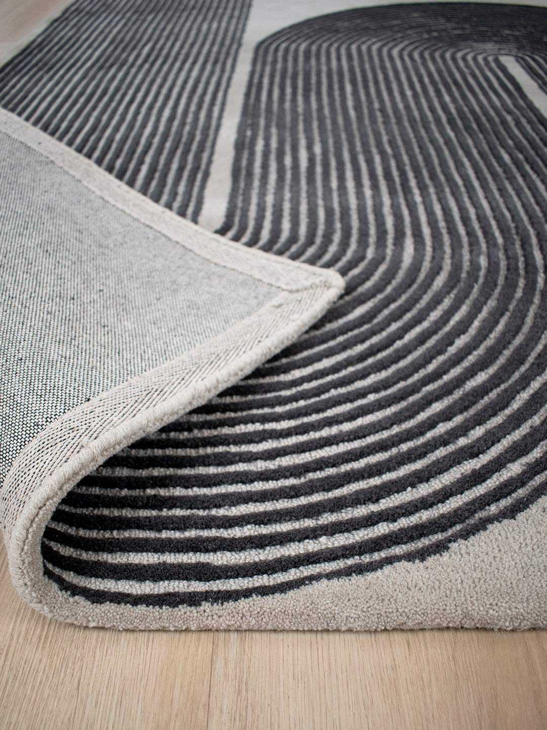Viper Ink Rug | Grey - Enquire now for availability
