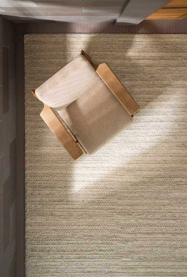 Alpine Haze Rug | Light Grey with soft grey mix