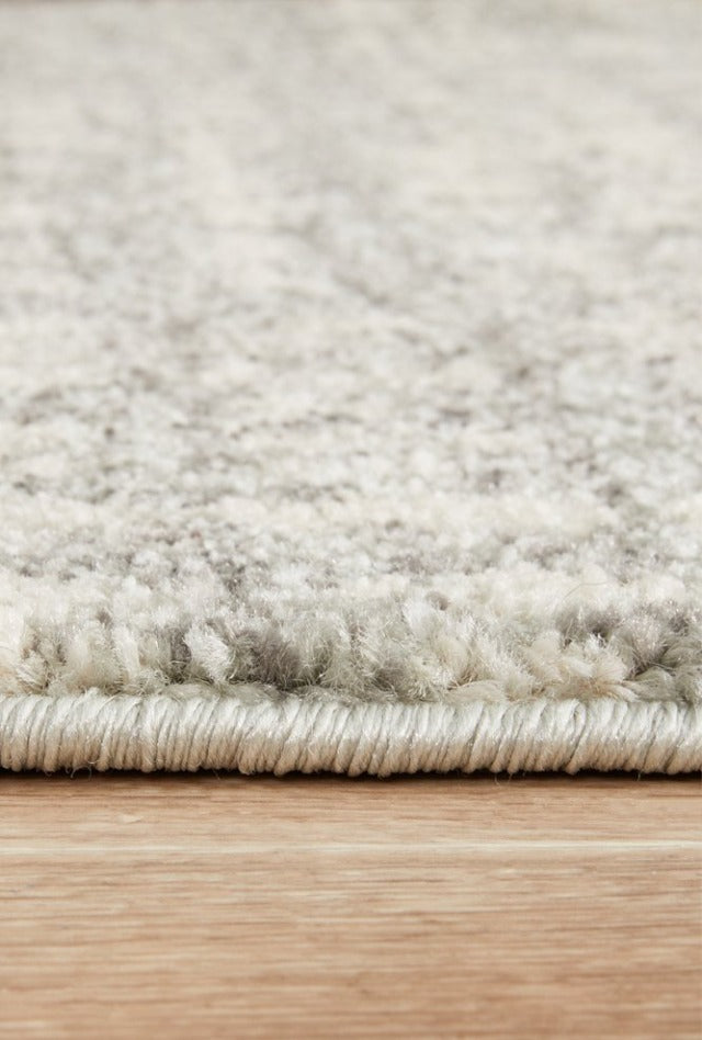 Ashley Premade Hall Runner | Silver Grey