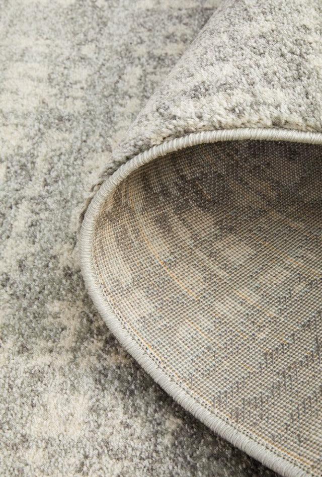 Ashley Premade Hall Runner | Silver Grey