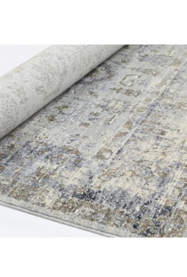 Sterya Rug | Blue Grey | Kirsty & Jessie Living Dining 2021