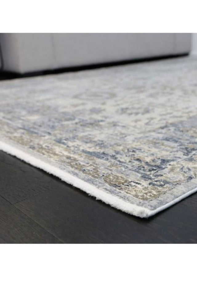 Sterya Rug | Blue Grey | Kirsty & Jessie Living Dining 2021