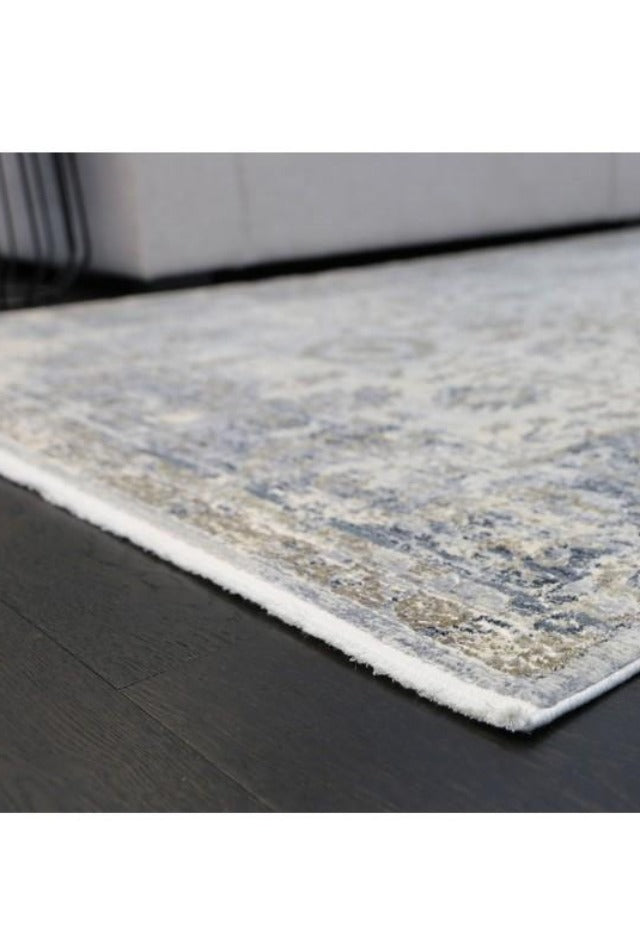 Sterya Rug | Blue Grey | Kirsty & Jessie Living Dining 2021