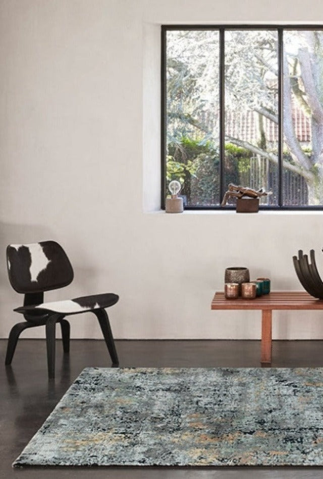 Canyon Sonian Rug | Greys & Citrus mix