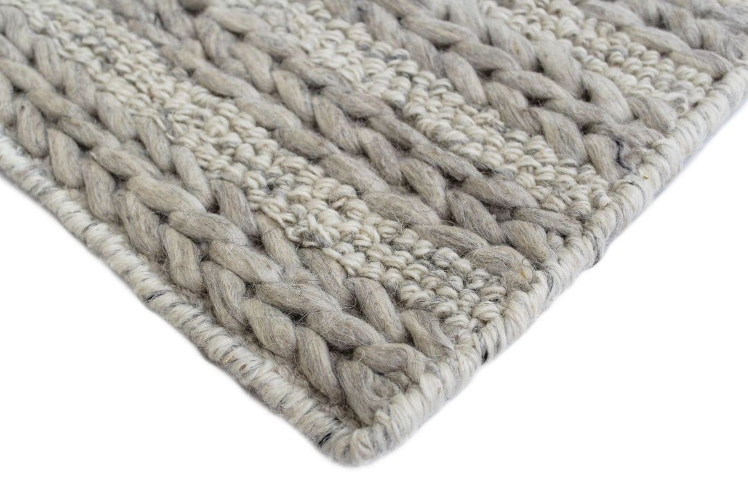 Alpine Haze Rug | Light Grey with soft grey mix
