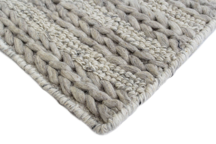 Alpine Haze Rug | Light Grey with soft grey mix