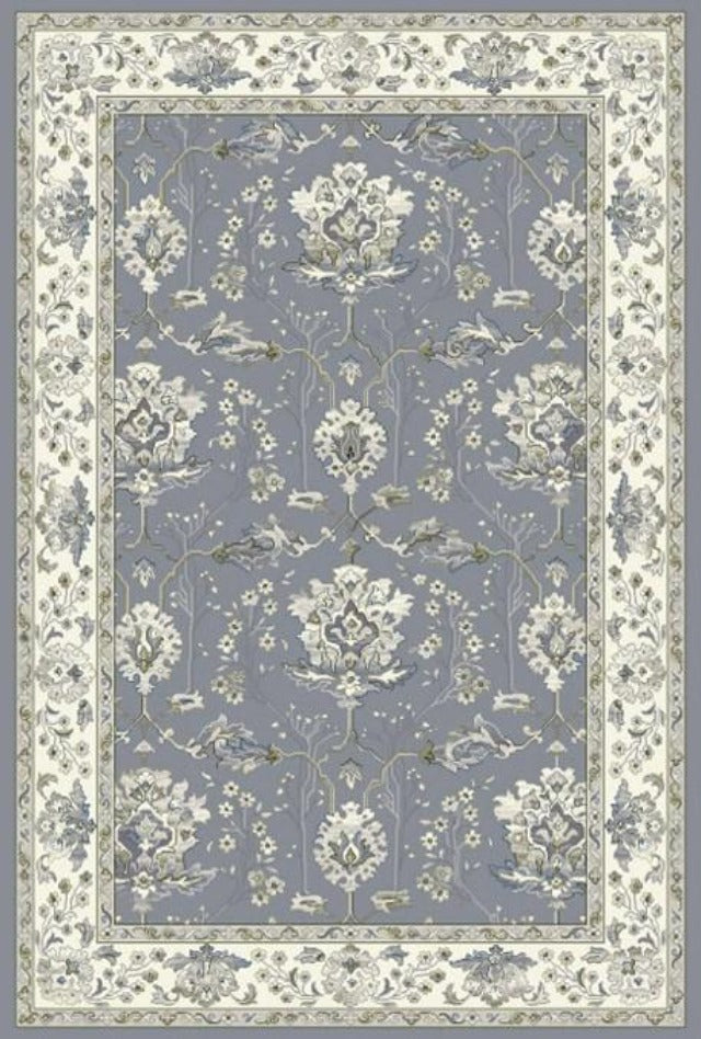 Noble Wildflower Rug | Soft Blue Grey