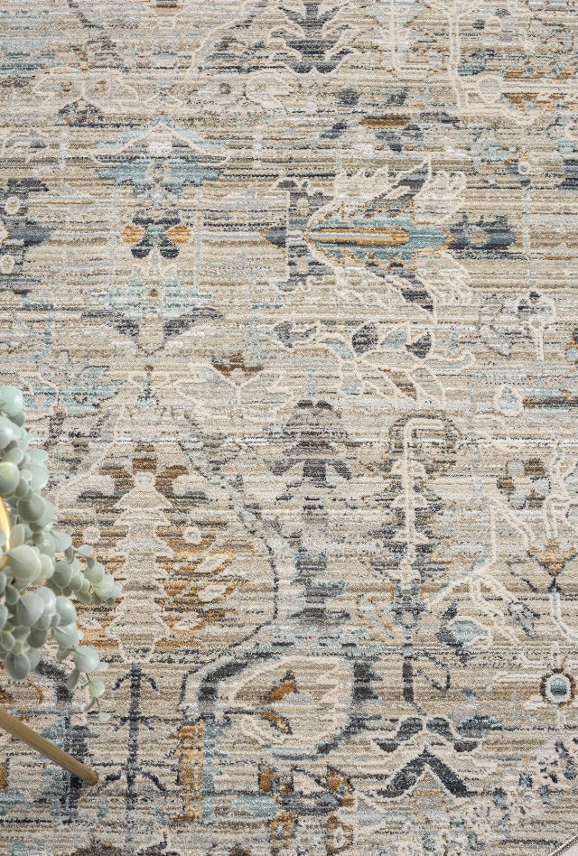 Kasey 6755 Taupe Round Rug